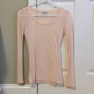 Long sleeve thin pink EXPRESS shirt
